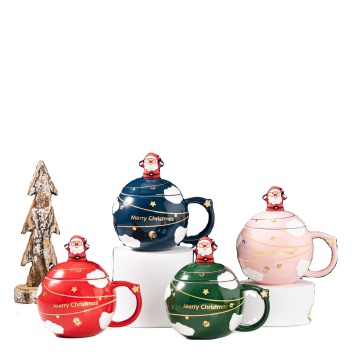Factory Direct Porcelain Christmas Mug with Gift Box Packaging