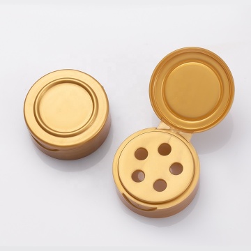 45mm 직경 43/400 조미료 병 캡이 작은 구멍 - 후추 분말 플립 상단 캡