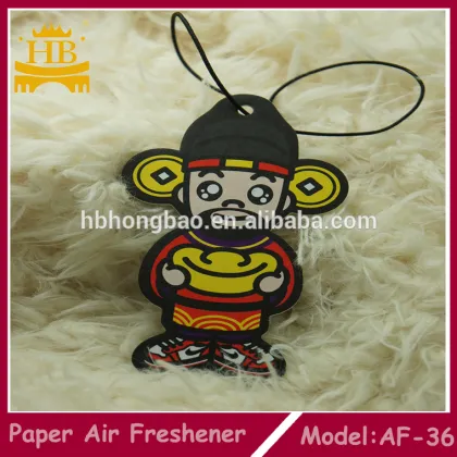 Hanging rose scents car paper air freshener