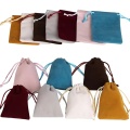 Özelleştirilmiş Velvet Takı Drawstring Çantası