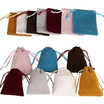 Özelleştirilmiş Velvet Takı Drawstring Çantası