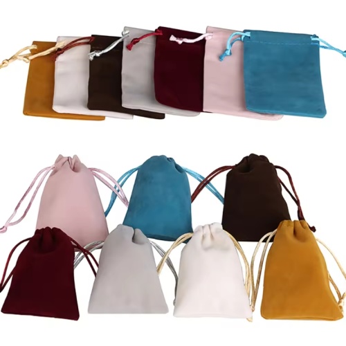 Özelleştirilmiş Velvet Takı Drawstring Çantası