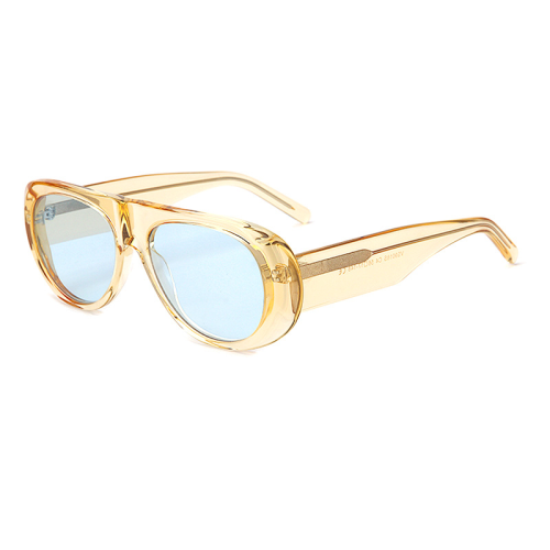 OEM Retro Aviator Top Bar Acetate Sunglasses Colors Lenses