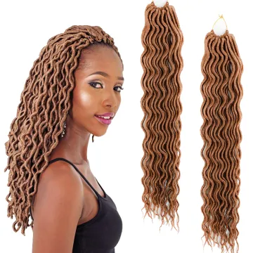 Synthetic Braiding Hair Extensions Wholesale  Faux Curly Locs Ombre Color Soft  Faux Curly Locs Crochet Braids Hair For Women