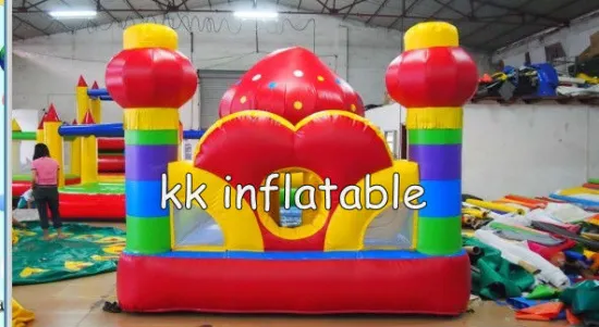 PVC small inflatable mushroom bouncer