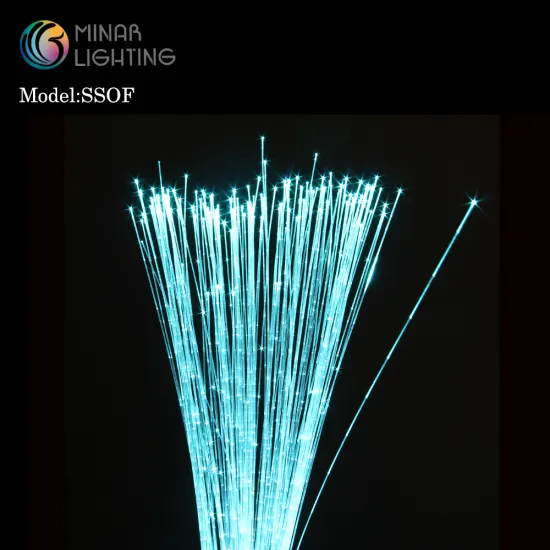 PMMA 0.75mm Fiber Tail Side Spot Light Cable Plastic Sparkle Optical Fiber