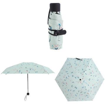 Promotional Logo Mini 5 Fold Capsule Umbrella