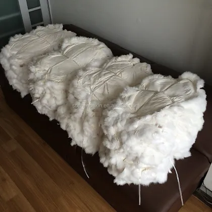 Nature Rabbit Plate Grey Animal Skin Blanket