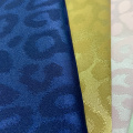 Imitation leather leopard pattern tc backing fabric