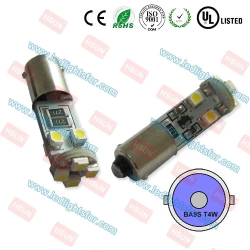 White Ba9s 12V Led/ Led Side Light H6W Auto Led Bulb Car Ba9s Led