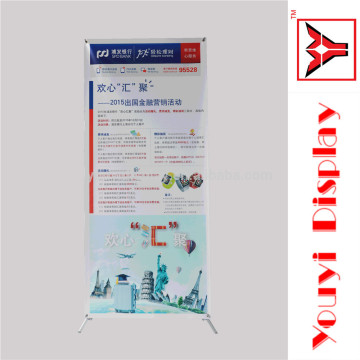 outdoor and indoor horizontal plastic X-banner stand