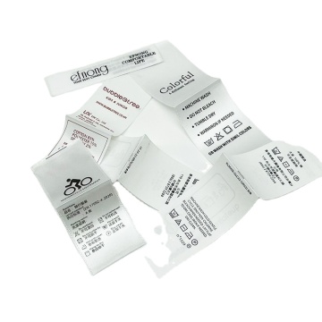 Wholesale Custom Logo Soft Clothing Care Stickers TPU Washing Labels for T-Shirts, Underwear & Swimwear