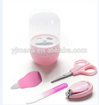 hot sell baby finger toe nail clipper ABS small tube packaging baby manicure set