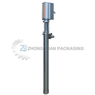 Pneumatic plunger type barrel inserting pump