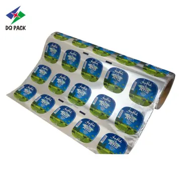 Food Grade PP, PVC,PS & PET PEELABLE CUP SEALING FILM Aluminum Foil Lid Sealing Film plastic cover lid