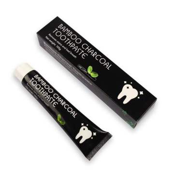 Natural Bamboo Activated Charcoal Teeth Whitening Toothpaste