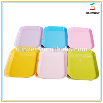 Hottest styles fancy gift Modern designer high quality different colourful acrylic table tray for serving