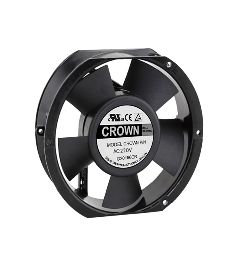 Crown 110V 230V 17251 Ventilador de CA de flujo axial