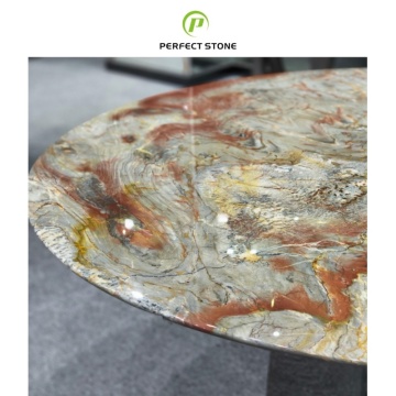 Stainless Steel Dining Chairs with Marble Tables for Luxury Kitchens