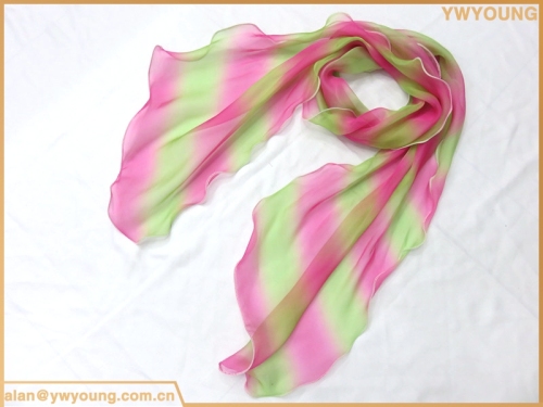 Promotional Summer Lady Chiffon scarf fashion silk Scarf