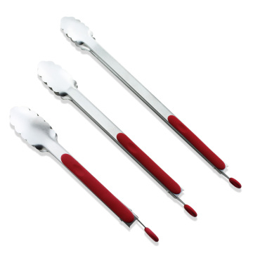 3PCS aço inoxidável churrasco grelhar churrasco Tongs