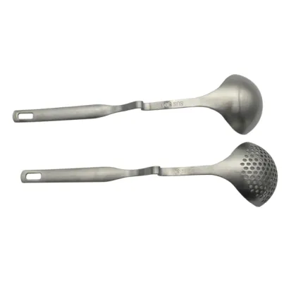 2 Pcs Soup Ladle Colander for hotpot