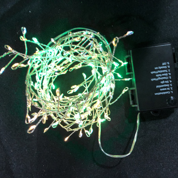 180 Micro LEDs Outdoor Silver Color Copper Wire Fairy String Rice Lights Coulor Changing