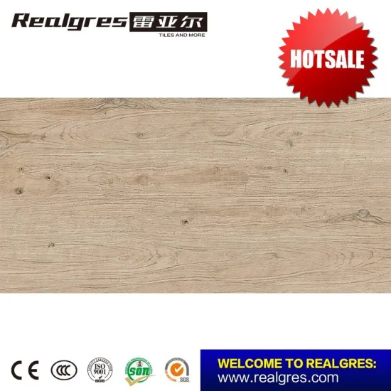 Thin porcelain wooden floor tile and wall tile for indoor and outdoor