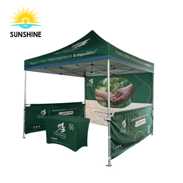 Portable Steel Frame Tent for Outdoor Events - 10x10ft Digital Printing Promotion Booth