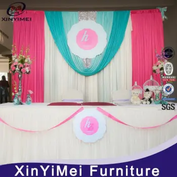 High quality backdrop design sample for wedding and party