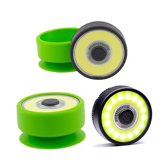 Powerful Rubber Suction Cup 200 Lumens Magnetic Portable COB LED Worklight