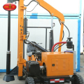 Diesel Guardrail Hydraulic Vibratory Pile Driver Machine