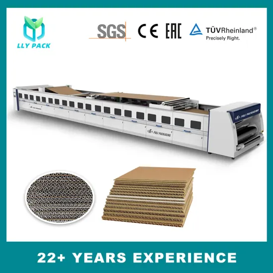 3/5/7 Layer Corrugated Board Production Line Double Facer