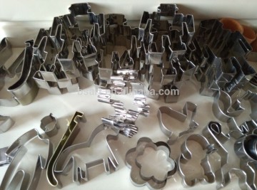 Colorful Stainless Steel Christmas Cookie Cutter Set