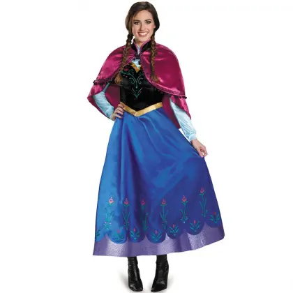 Cosplay Costume Princess Anna Anime Characters Clothes