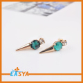 Batu-batu kristal liontin perhiasan safir Earrings set