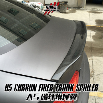 Spoiler de troncal de fibra de carbono para ala de ala trasero de estilo Audi A5 Cat GT de 2013-2015 Audi A5 Cat