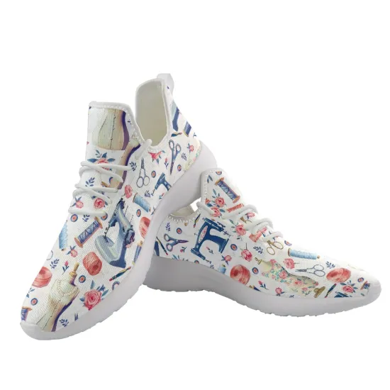 Custom Fly-knit Running Shoes - Unique Tailor Needle Sewing Breathable Drop Shipping