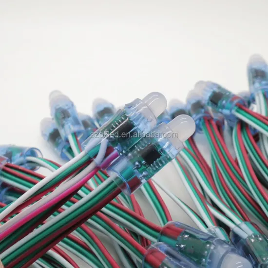 RGB LED Module: 2811 IC Controlled 12mm Round Bullet Shape Full Color Digital LED Point Lights for DC 12V/5V Applications