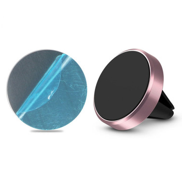 Metal Magnetic Car Phone Holder Stand for iPhone 11, Xiaomi Mi Note 8, Redmi Note 8 - Clip Mount Magnet Holder