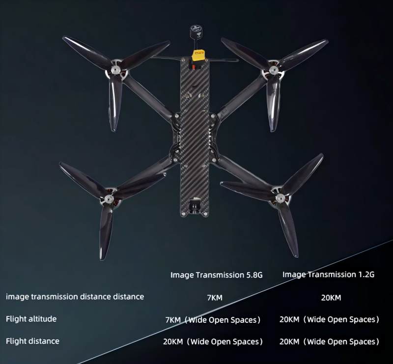 2kg 7kM racing drones FPV drone kit 8