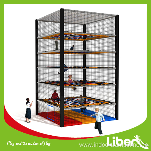 Indoor climbing trampoline for kids