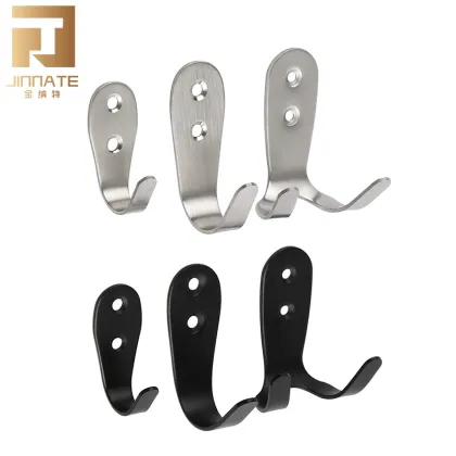 Double Coat Hooks: Backpack and Robe Hooks Hardware
