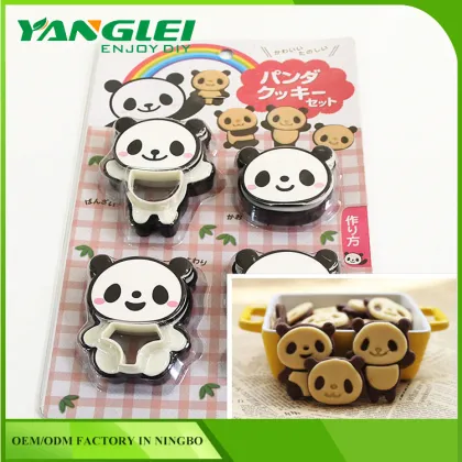 lovely panda cookie cutter