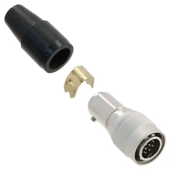 HR10A-10R-12P/12S Industrial Camera RED Cable Aviation Plug Socket Connector