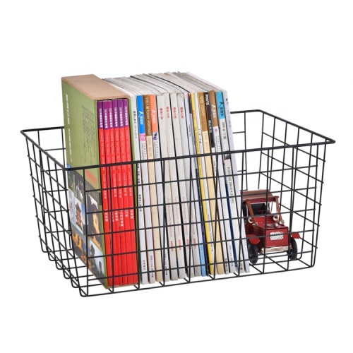 China metal wire mesh baskets iron laundry storage baskets Supplier