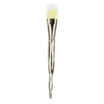 Stylish Metal Handle Foundation Brush