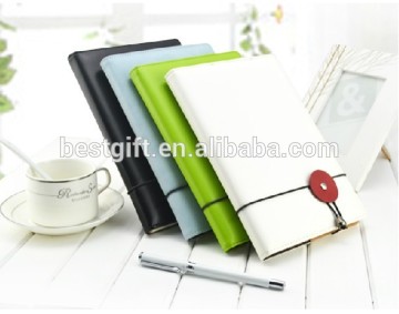 High quality pu leather diary cover