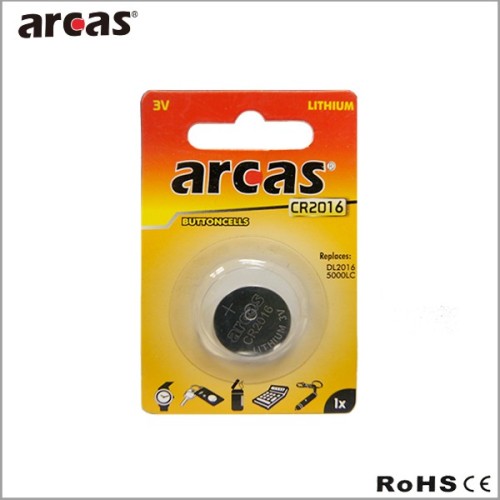 ARCAS lithium buttoncell 5pcs/blister OEM hot sellling