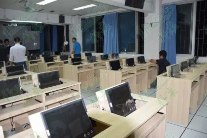 Direct selling school turn computer desk computer desk computer desk computer desk computer room